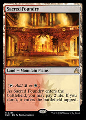 Fundição Sagrada / Sacred Foundry - Magic: The Gathering - MoxLand