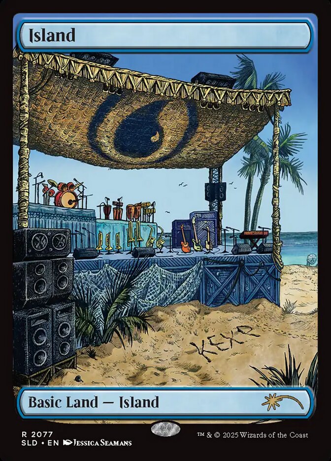 Ilha / Island - Magic: The Gathering - MoxLand