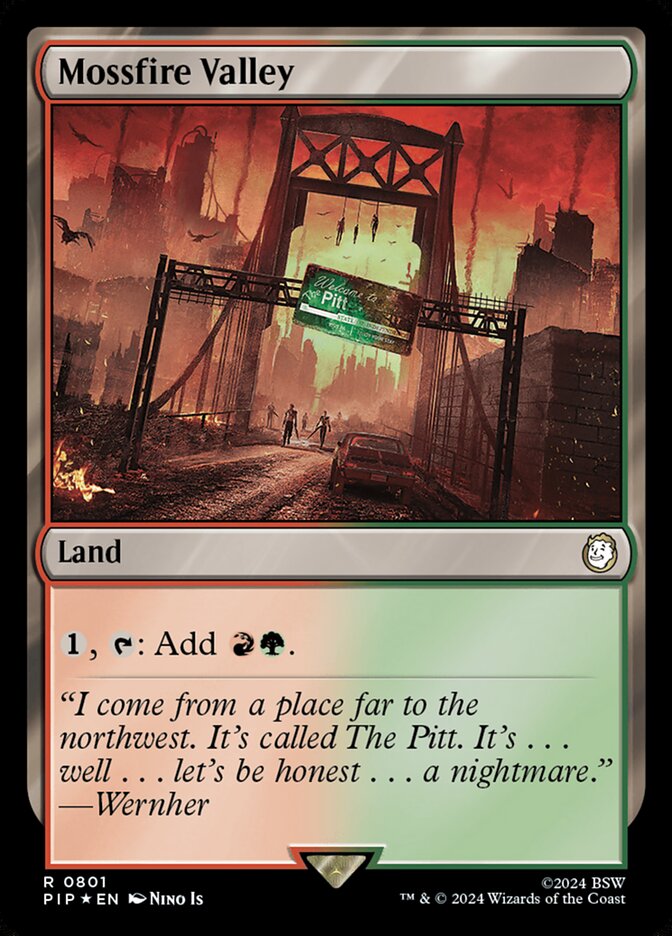 Vale de Piromusgo / Mossfire Valley - Magic: The Gathering - MoxLand