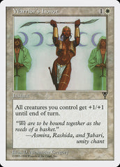 Honra de Guerreiro / Warrior's Honor - Magic: The Gathering - MoxLand