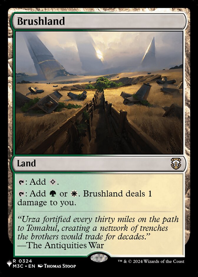 Macegal / Brushland - Magic: The Gathering - MoxLand