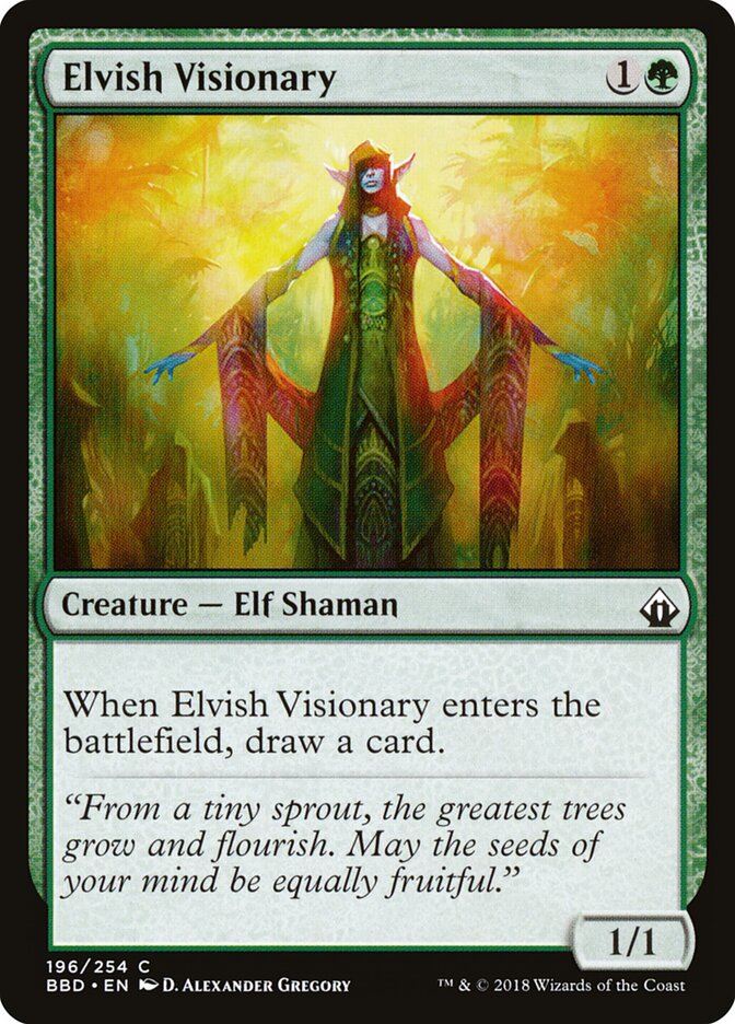 Visionário Élfico / Elvish Visionary - Magic: The Gathering - MoxLand