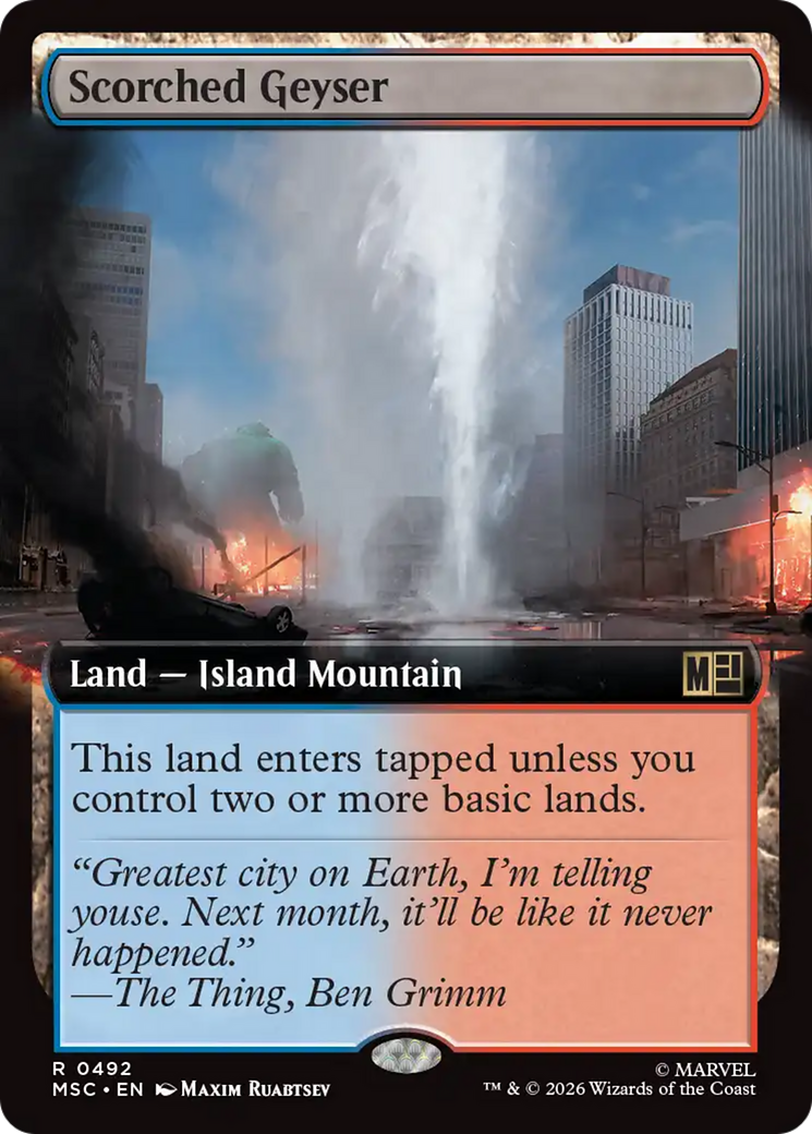 Scorched Geyser - Magic: The Gathering - MoxLand
