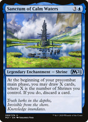 Santuário das Águas Calmas / Sanctum of Calm Waters - Magic: The Gathering - MoxLand