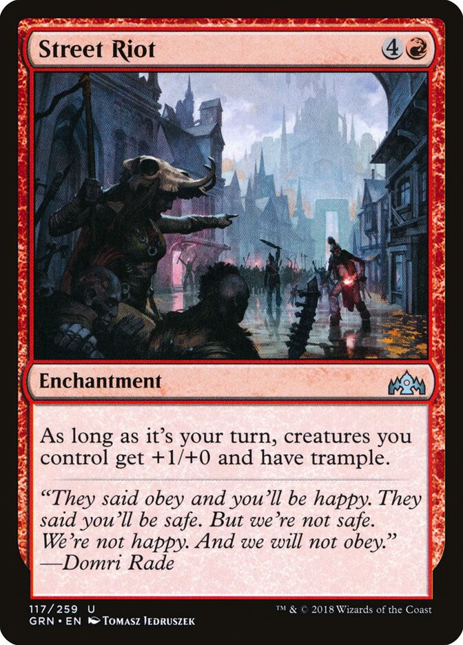 Revolta nas Ruas / Street Riot - Magic: The Gathering - MoxLand