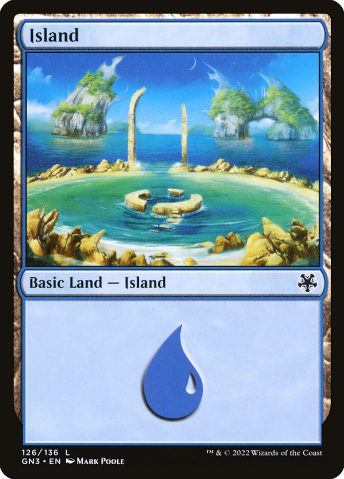 Ilha / Island - Magic: The Gathering - MoxLand