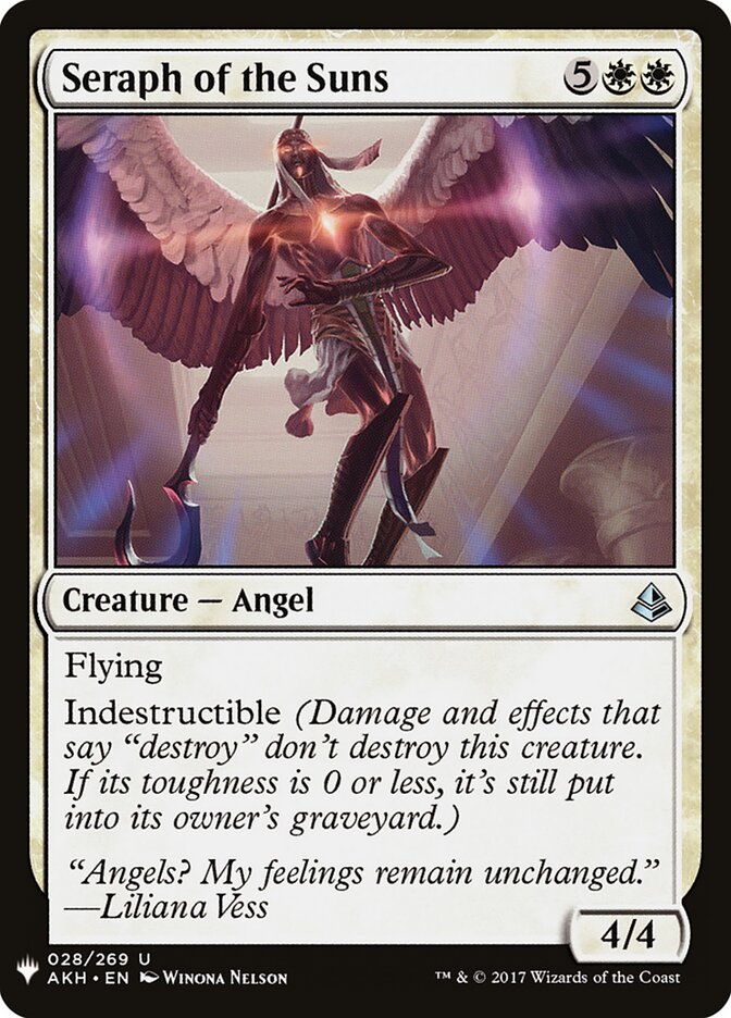 Serafim dos Sóis / Seraph of the Suns - Magic: The Gathering - MoxLand