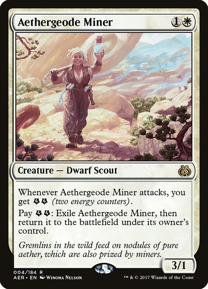 Mineradora do Geodo Etéreo / Aethergeode Miner - Magic: The Gathering - MoxLand