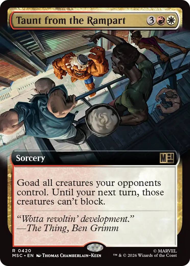 Provocar das Ameias / Taunt from the Rampart - Magic: The Gathering - MoxLand
