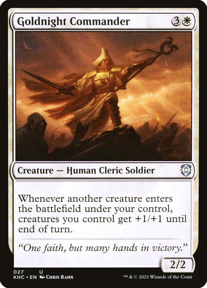 Comandante dos Noite Dourada / Goldnight Commander - Magic: The Gathering - MoxLand