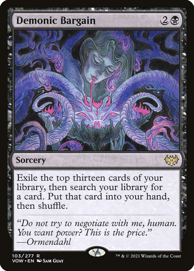 Barganha Demoníaca / Demonic Bargain - Magic: The Gathering - MoxLand