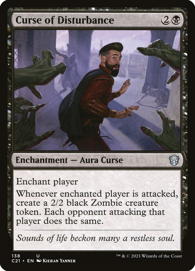 Maldição do Distúrbio / Curse of Disturbance - Magic: The Gathering - MoxLand