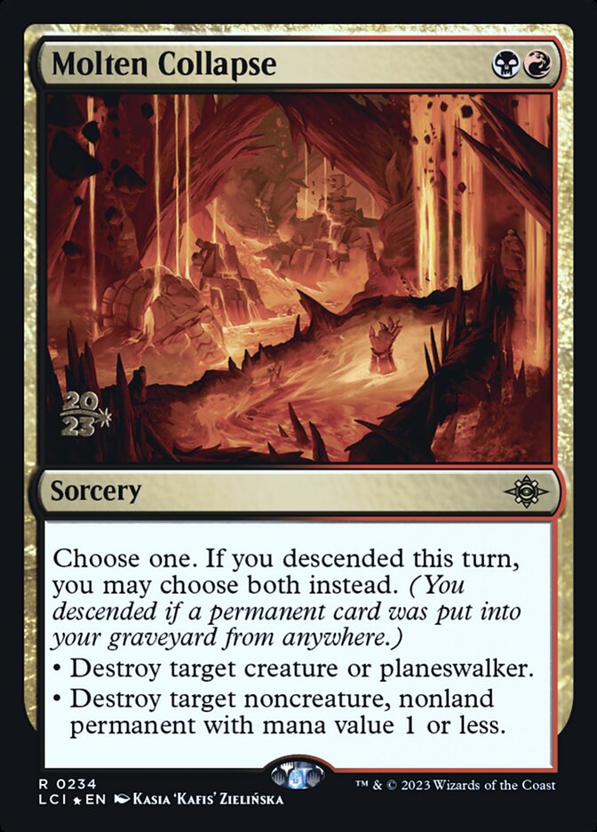 Colapso Derretido / Molten Collapse - Magic: The Gathering - MoxLand