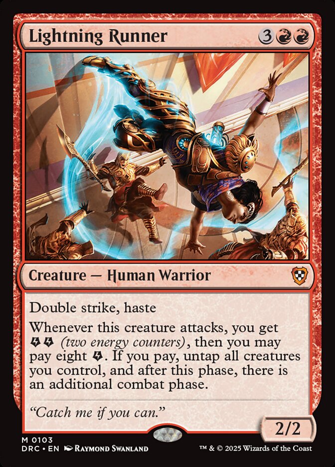 Corredora Relâmpago / Lightning Runner - Magic: The Gathering - MoxLand