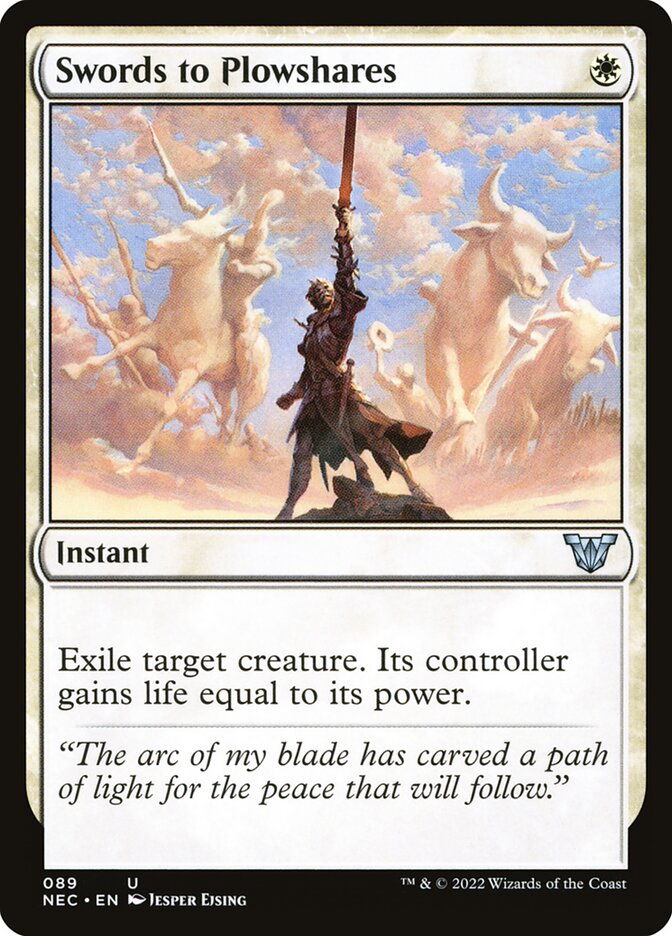 Espadas em Arados / Swords to Plowshares - Magic: The Gathering - MoxLand