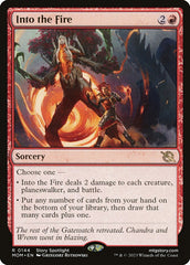 No Meio do Fogo / Into the Fire - Magic: The Gathering - MoxLand
