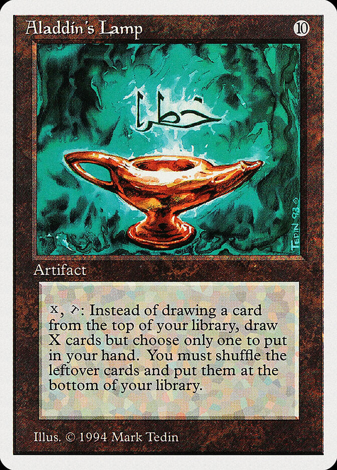Låmpada de Aladin / Aladdin's Lamp - Magic: The Gathering - MoxLand