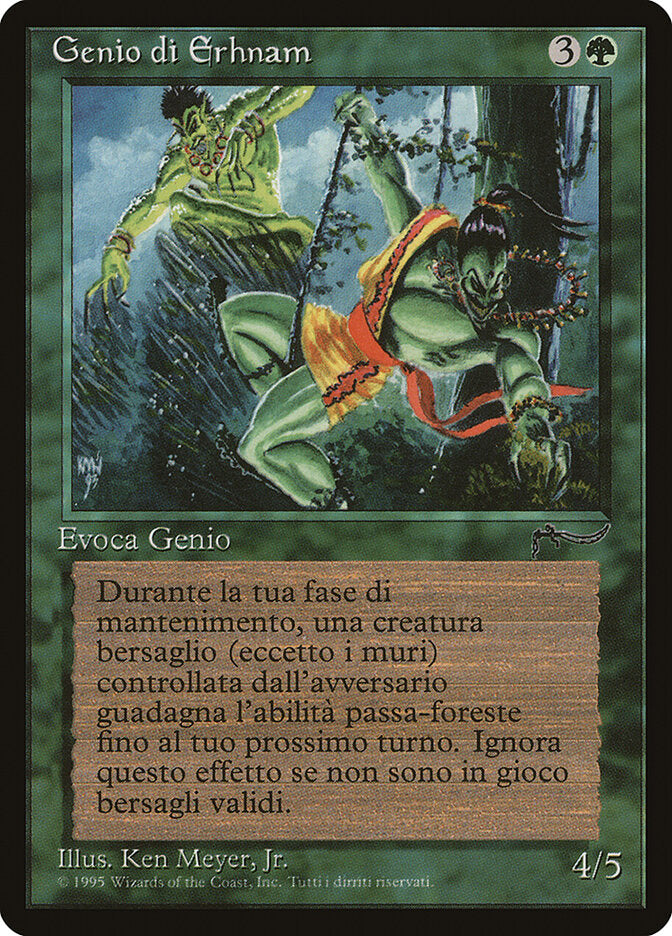 Gênio Erhnam / Erhnam Djinn - Magic: The Gathering - MoxLand