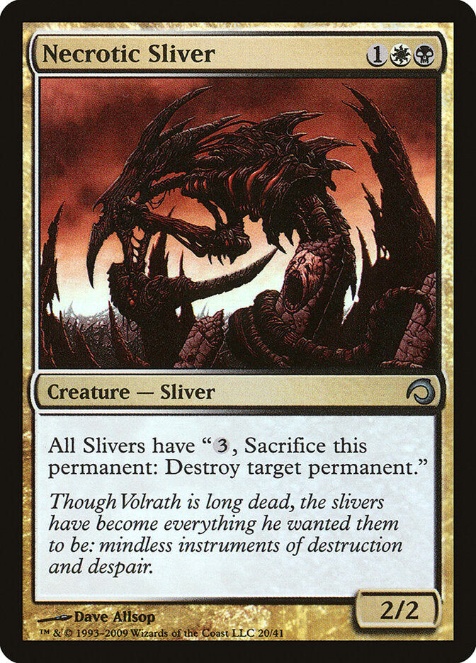 Fractius Necrótico / Necrotic Sliver - Magic: The Gathering - MoxLand