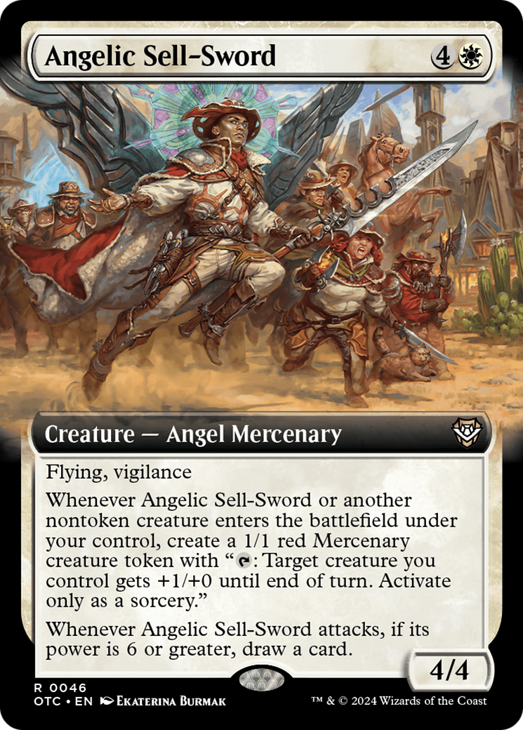 Angelic Sell-Sword - Magic: The Gathering - MoxLand