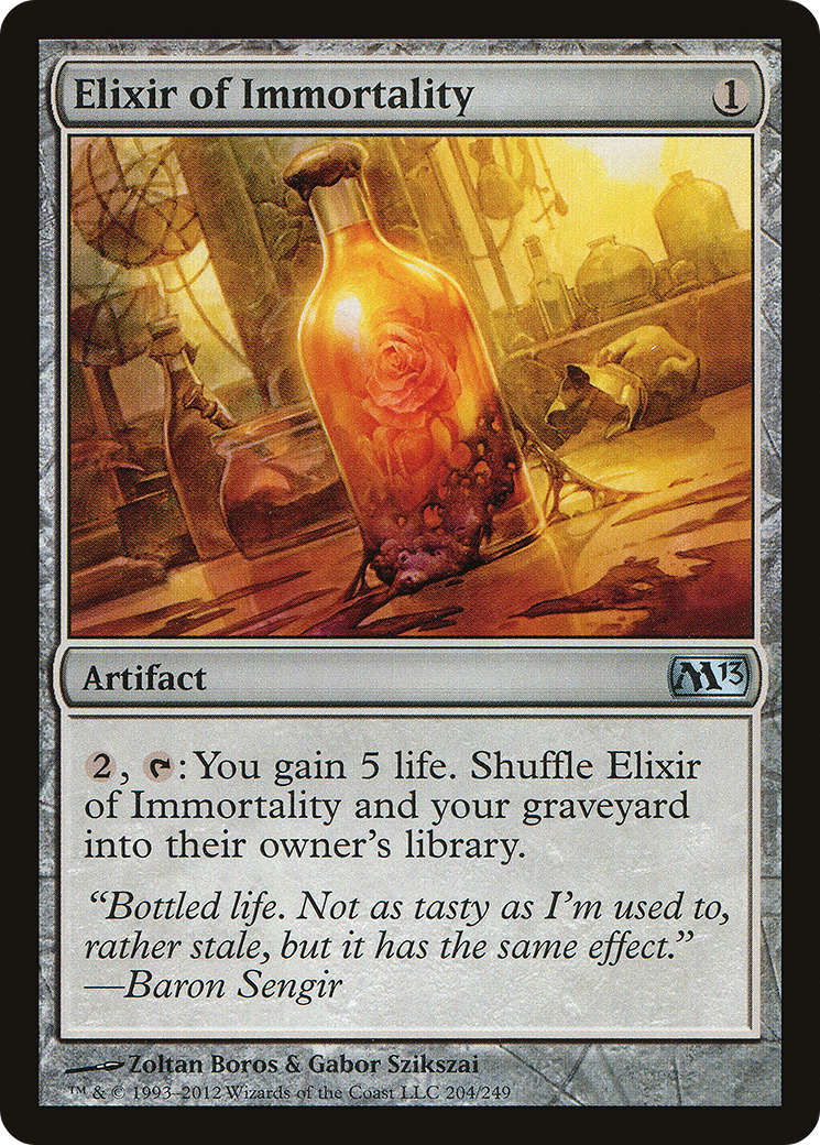 Elixir da Imortalidade / Elixir of Immortality - Magic: The Gathering - MoxLand