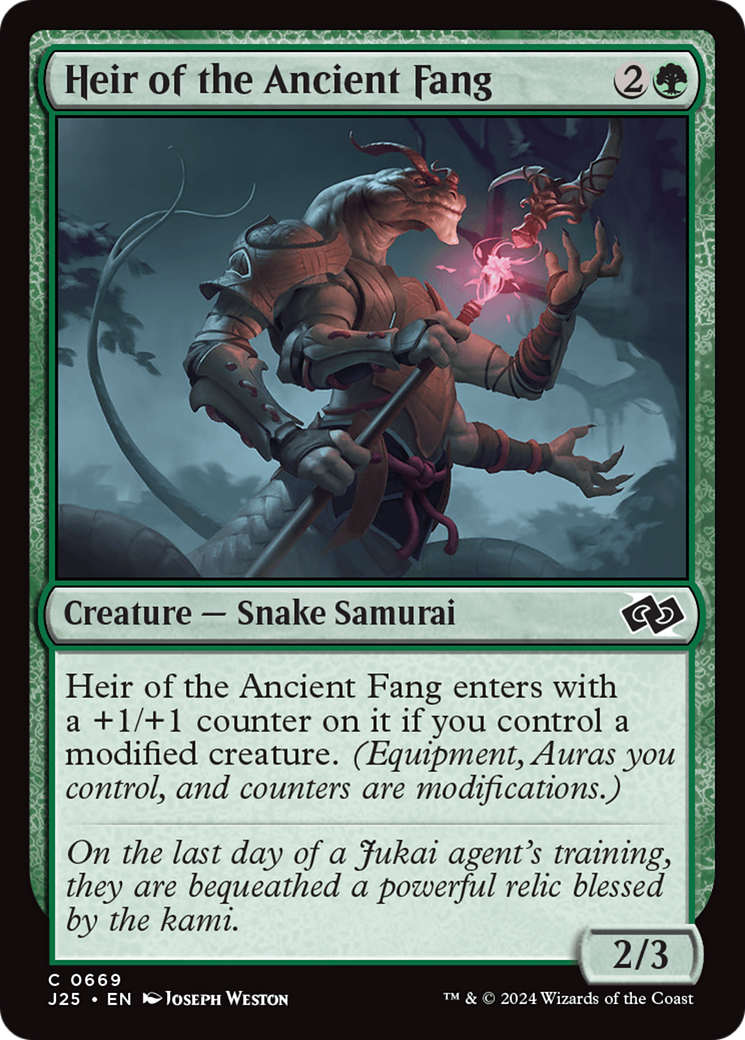 Herdeiro da Presa Antiga / Heir of the Ancient Fang - Magic: The Gathering - MoxLand