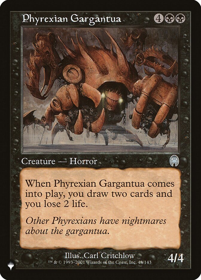 Gargântua Phyrexiano / Phyrexian Gargantua - Magic: The Gathering - MoxLand