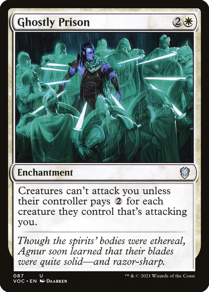 Prisão Fantasmagórica / Ghostly Prison - Magic: The Gathering - MoxLand
