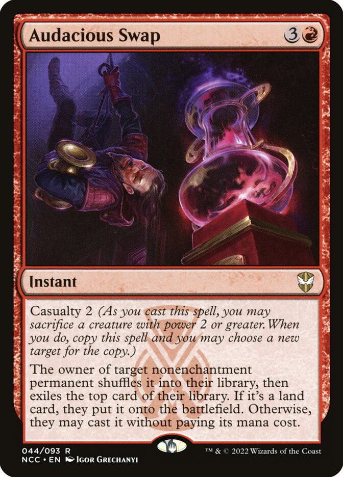 Permuta Audaciosa / Audacious Swap - Magic: The Gathering - MoxLand