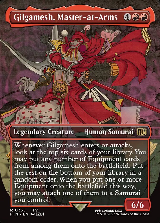 Gilgamesh, Mestre de Armas / Gilgamesh, Master-at-Arms - Magic: The Gathering - MoxLand