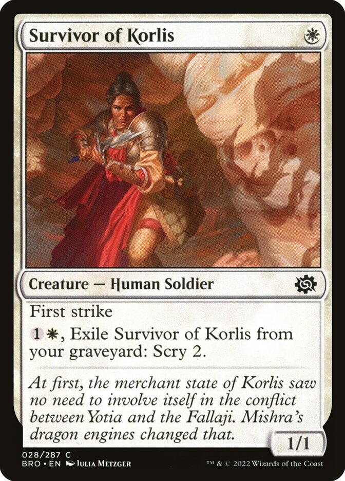 Sobrevivente de Korlis / Survivor of Korlis - Magic: The Gathering - MoxLand