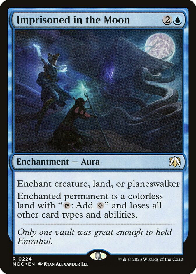 Aprisionados na Lua / Imprisoned in the Moon - Magic: The Gathering - MoxLand