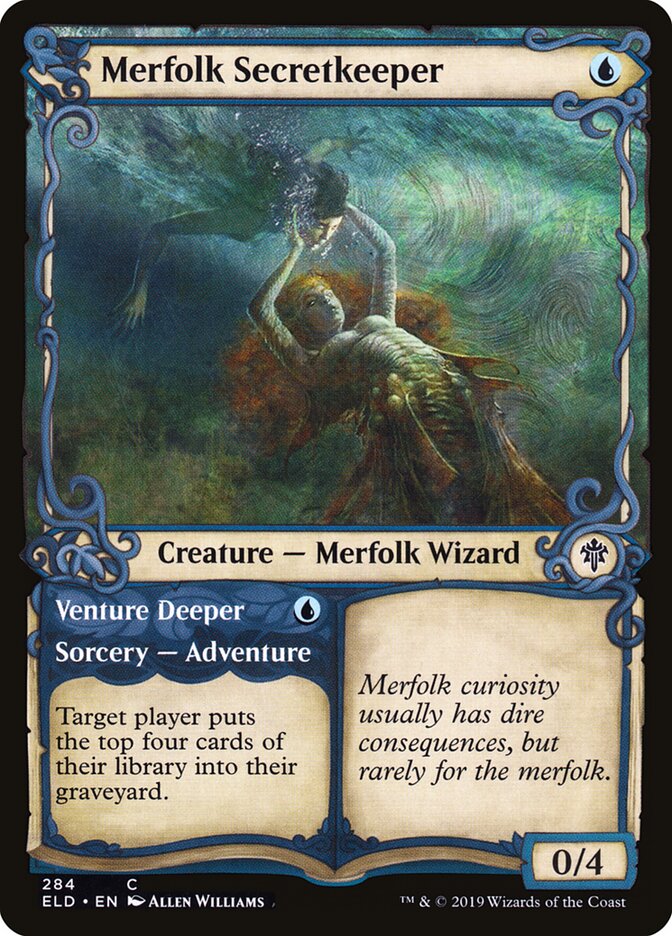 Guardadora de Segredos Tritã / Merfolk Secretkeeper - Magic: The Gathering - MoxLand