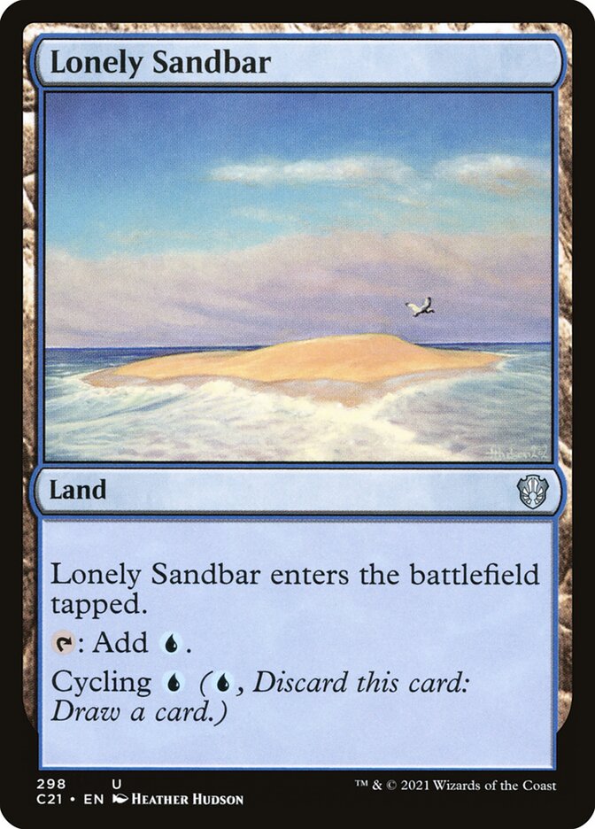Banco de Areia Isolado / Lonely Sandbar - Magic: The Gathering - MoxLand