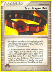 Team Magma Belt - MoxLand - MoxLand