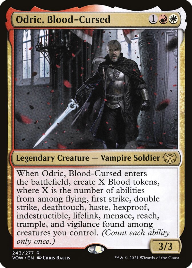 Odric, Amaldiçoado pelo Sangue / Odric, Blood-Cursed - Magic: The Gathering - MoxLand