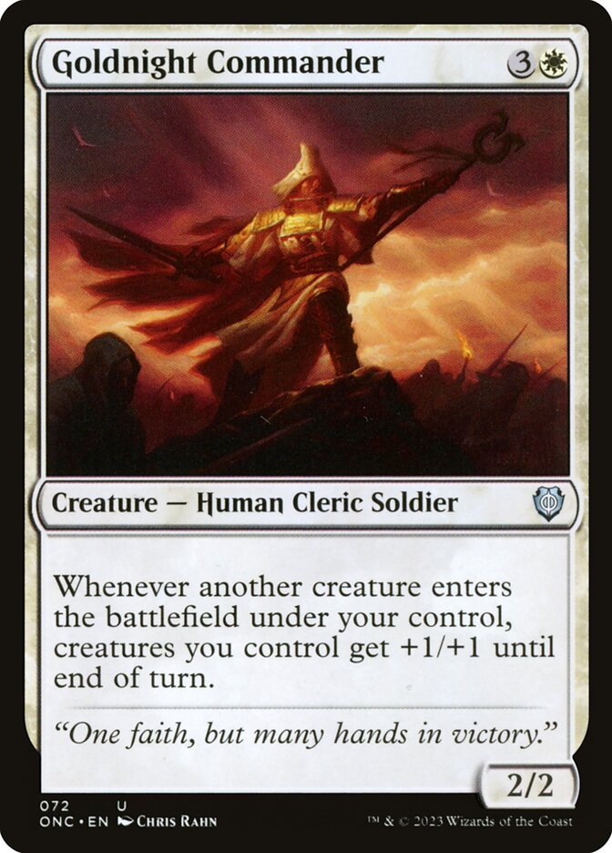 Comandante dos Noite Dourada / Goldnight Commander - Magic: The Gathering - MoxLand