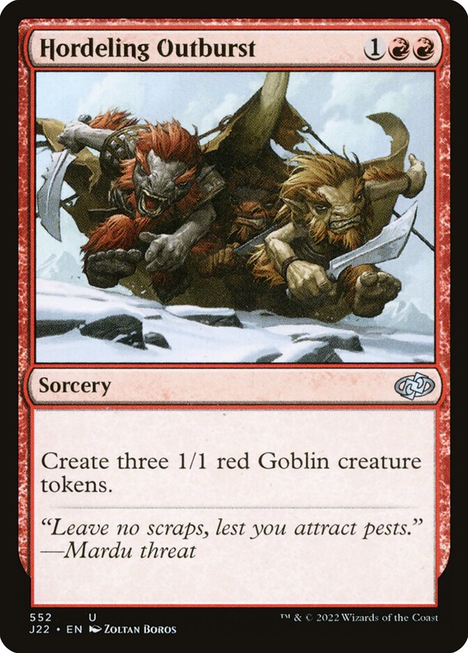 Ataque da Mini-horda / Hordeling Outburst - Magic: The Gathering - MoxLand