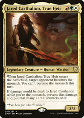Jared Carthalion, Herdeiro Legítimo / Jared Carthalion, True Heir - Magic: The Gathering - MoxLand
