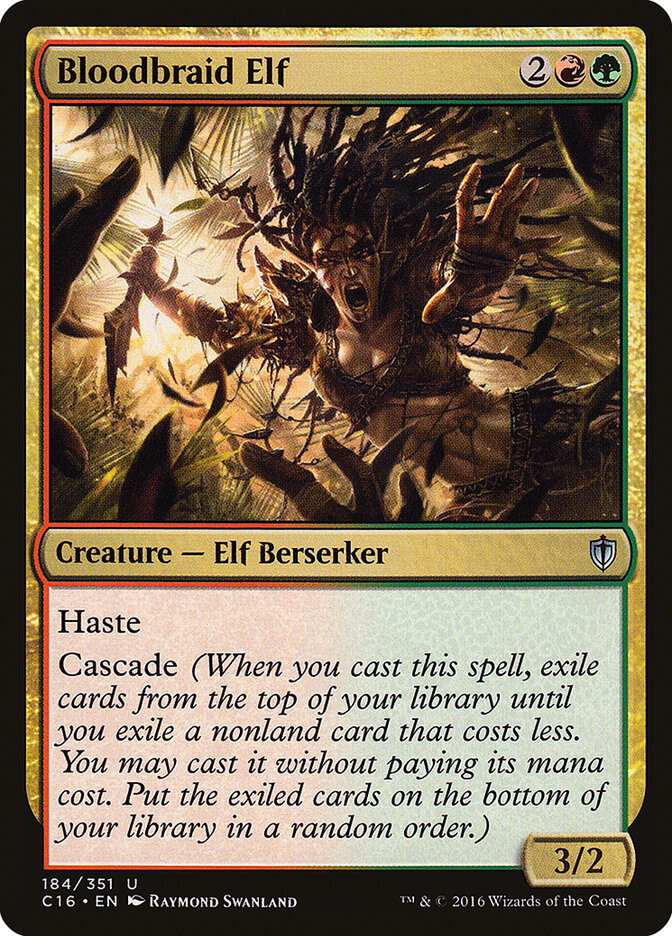 Elfo Tranças-de-sangue / Bloodbraid Elf - Magic: The Gathering - MoxLand