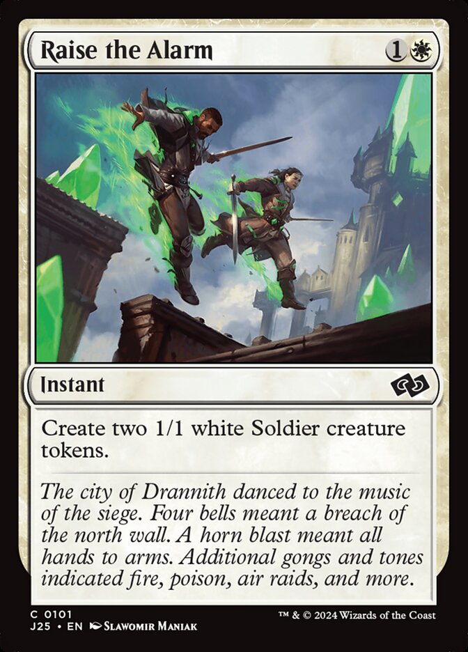 Soar o Alarme / Raise the Alarm - Magic: The Gathering - MoxLand