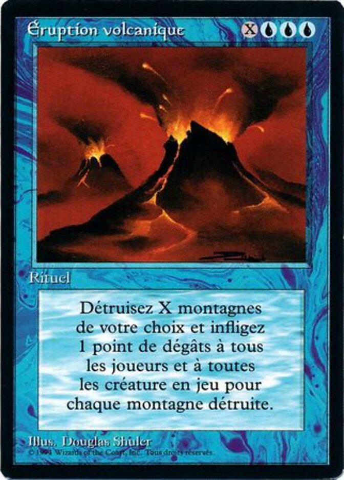 Erupção Vulcânica / Volcanic Eruption - Magic: The Gathering - MoxLand