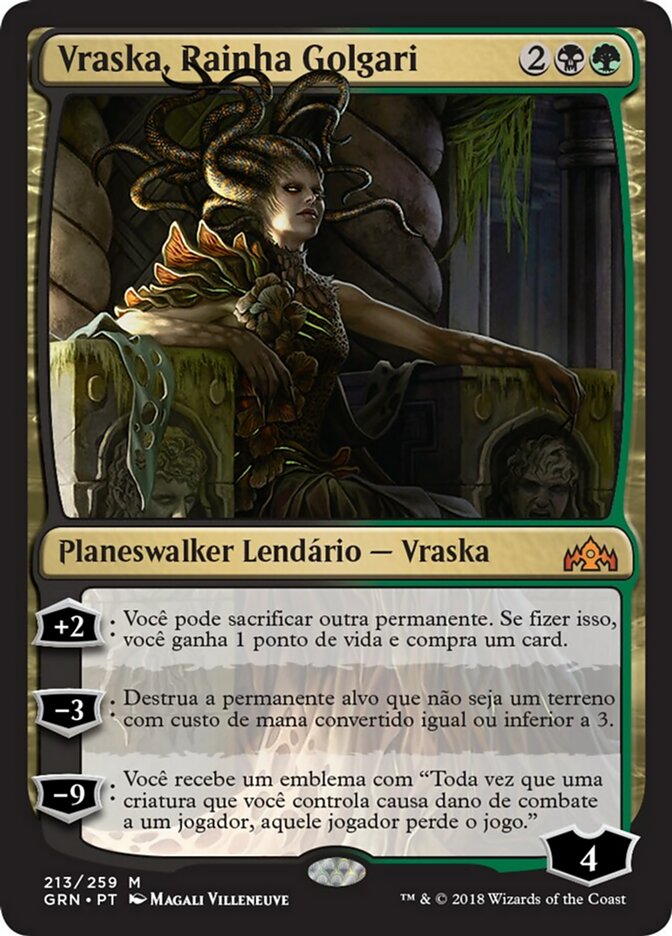 Vraska, Rainha Golgari / Vraska, Golgari Queen - Magic: The Gathering - MoxLand