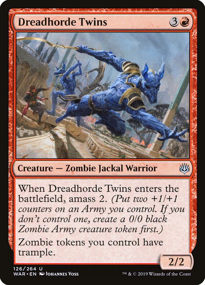 Gêmeos da Horda Medonha / Dreadhorde Twins - Magic: The Gathering - MoxLand