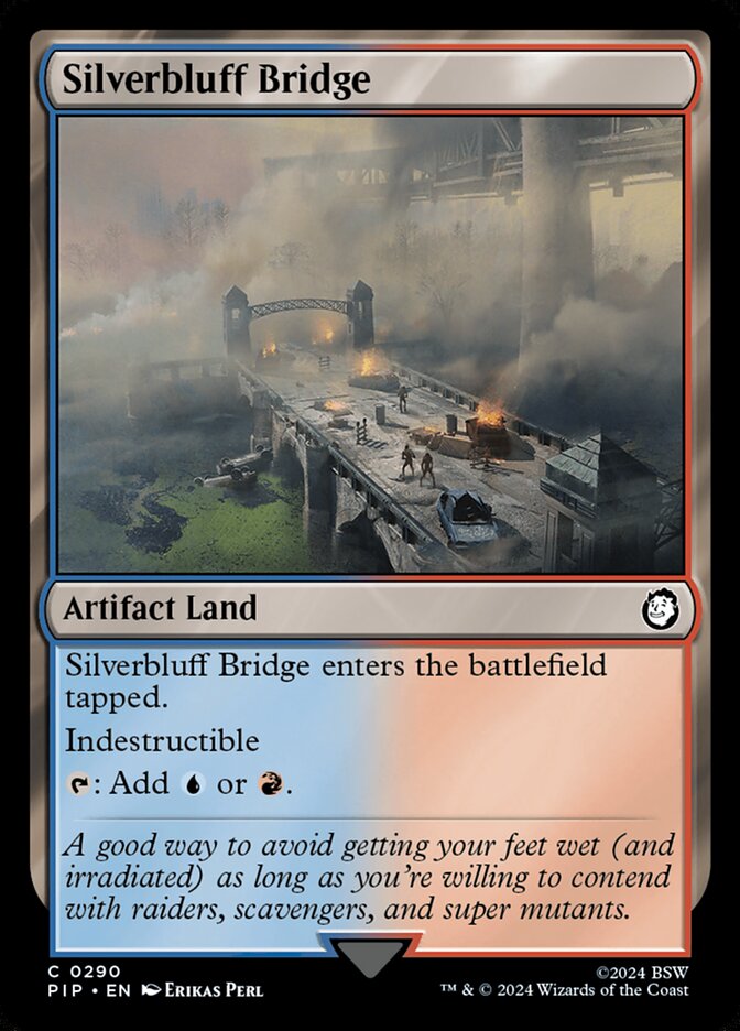 Ponte de Platinofalésias / Silverbluff Bridge - Magic: The Gathering - MoxLand