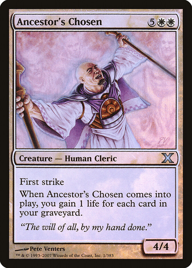 Eleito da Ancestral / Ancestor's Chosen - Magic: The Gathering - MoxLand