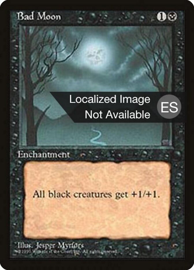 Lua Maligna / Bad Moon - Magic: The Gathering - MoxLand
