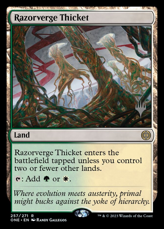 Bosque das Margens Cortantes / Razorverge Thicket - Magic: The Gathering - MoxLand