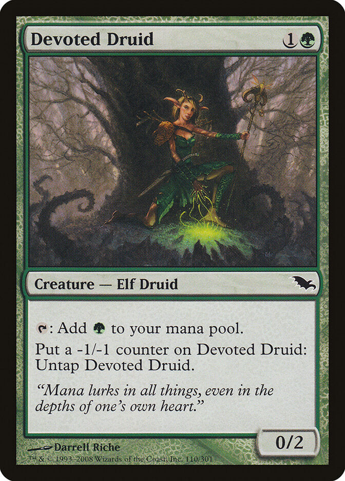 Druida Devotado / Devoted Druid - Magic: The Gathering - MoxLand