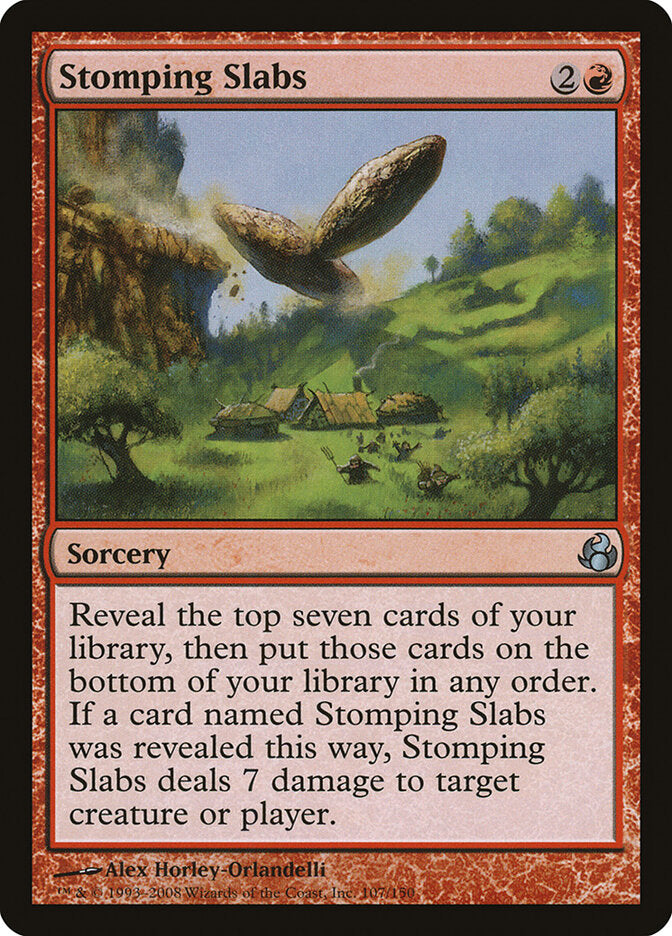 Lajes Galopantes / Stomping Slabs - Magic: The Gathering - MoxLand